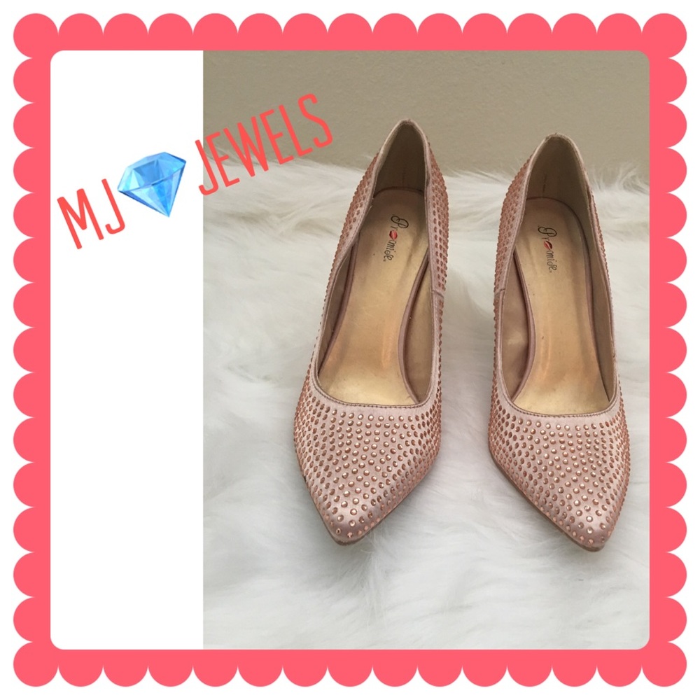 💕New Champagne Sparkle Heels 💕NWOT